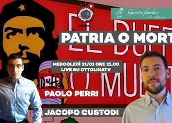 Ottosofia – Patria o muerte, con Paolo Perri e Jacopo Custodi – 31 Gennaio 2024 ore 21.00