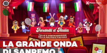 Fardelli d’italia ep. 3 – L’onda alta di Sanremo travolge il governo? – con Paese Reale 