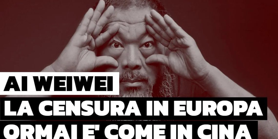“La censura in Europa è come in Cina”, secondo Ai Weiwei, dissidente cinese censurato in Europa