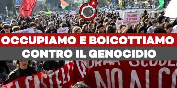 Occupiamo e boicottiamo contro il genocidio: come studenti e docenti si stanno mobilitando contro gli accordi Italia – Israele.