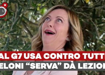 Disastro G7: l’Europa a guida Meloni prende ordini da Biden e dichiara guerra a Russia, Cina ed Euro