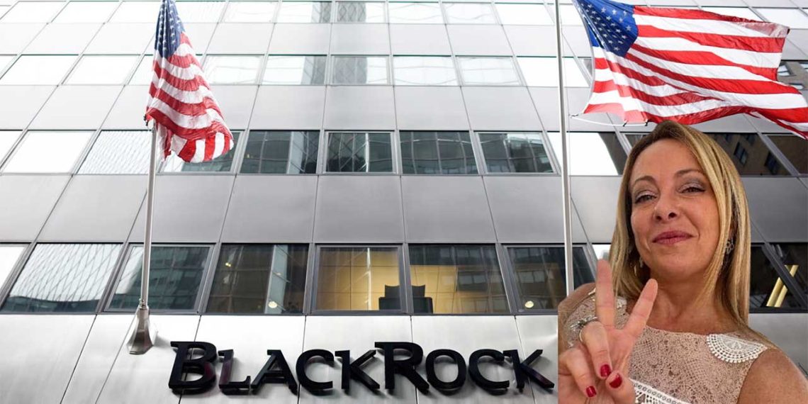 La Meloni riceve Larry Fink (BlackRock) a Roma e gli svende l’Italia