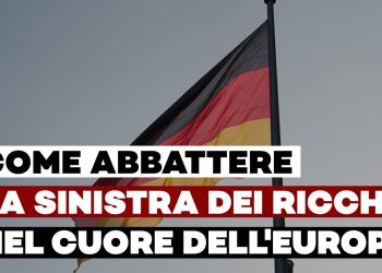 Bandiera tedesca che sventola