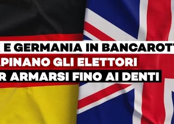 Bandiere tedesca e inglese