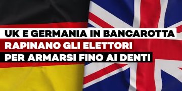 Bandiere tedesca e inglese