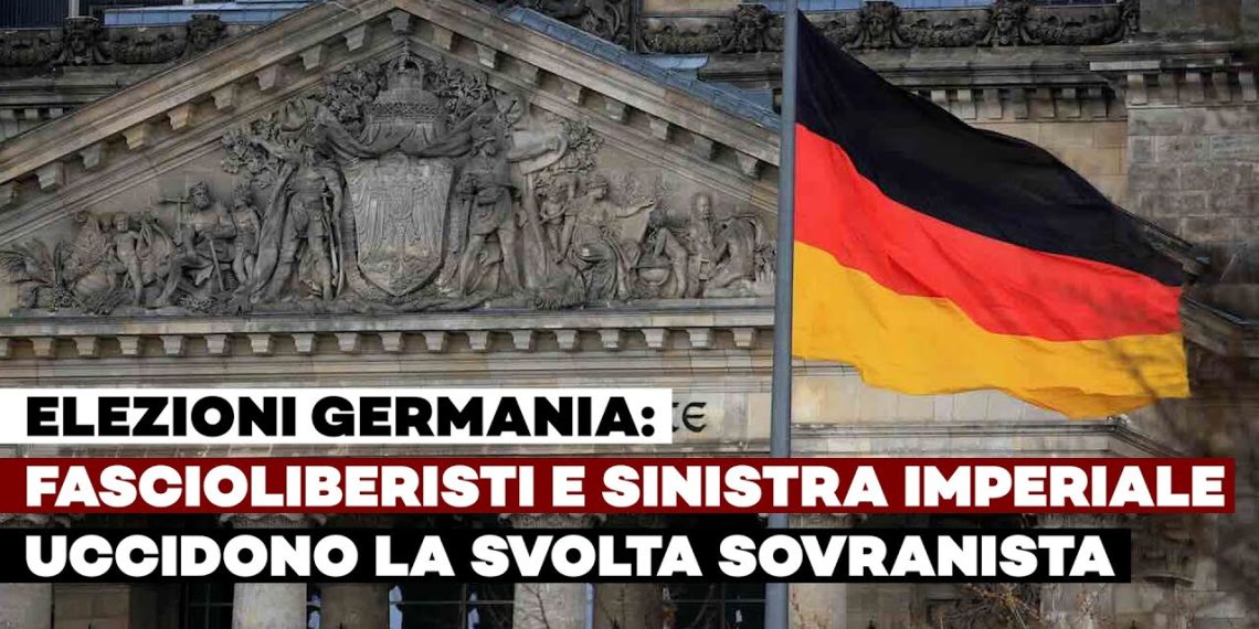 Bundestag con bandiera tedesca