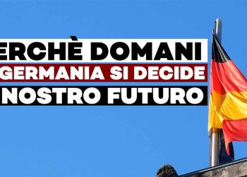 Bandiera della Germania sul Bundestag