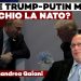 Trump e Putin parlano confidenzialmente. In primo piano Gianandrea Gaiani