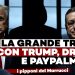 Mario Draghi, Donald Trump. Giuliano Marrucci