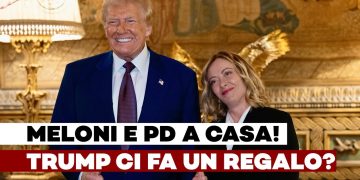 Foto ufficiale dell'incontro fra Donald Trump e Giorgia Meloni