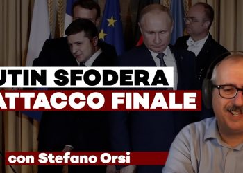 Contesto ufficiale con Putin e Zelensky con Stefano Orsi in primo piano