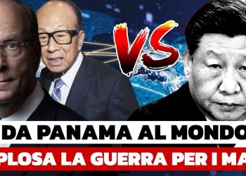 Copertina Dazibao con Xi Jinping e Larry Fink
