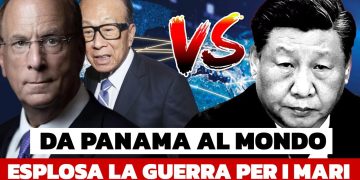 Copertina Dazibao con Xi Jinping e Larry Fink