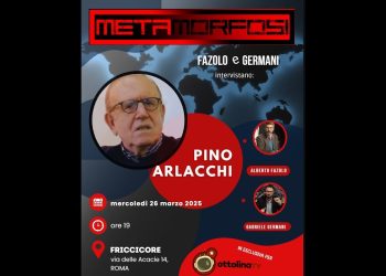 Copertina di Metamorfosi con Pino Arlacchi