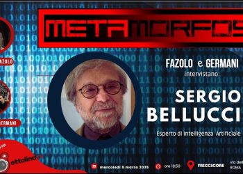 Copertina di Metamorfosi con Sergio Bellucci