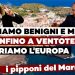 Isola di Ventotene con Giorgia Meloni, Roberto Benigni e Giuliano Marrucci in primo piano