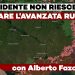 Mappa del fronte russo- ucraino con Alberto Fazolo in primo piano