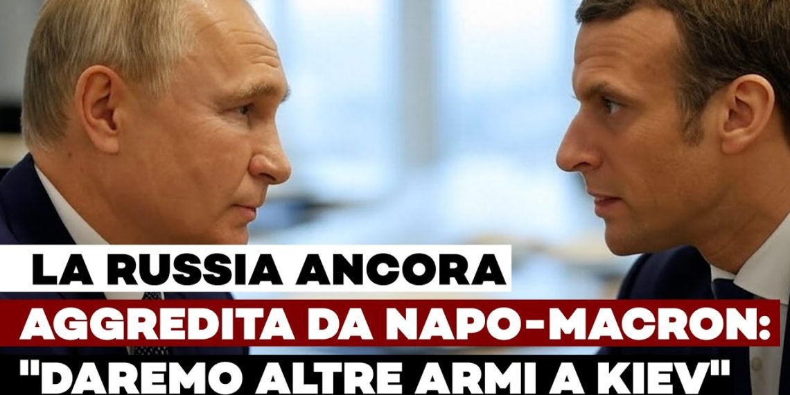 Vladimir Putin e Emmanuel Macron si guardano negli occhi