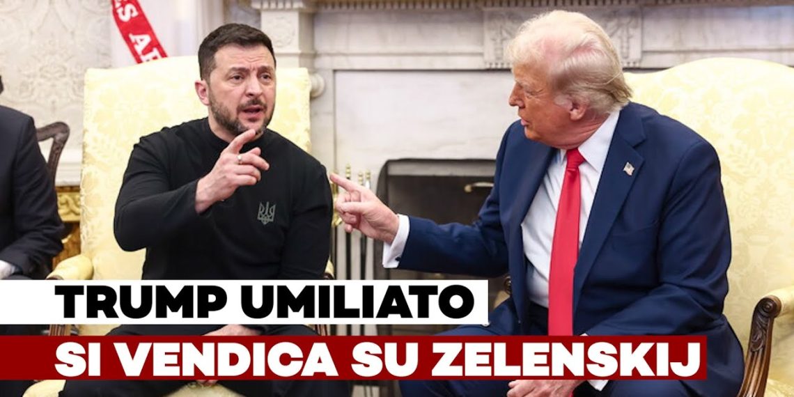 Volodymyr Zelensky parla con Donald Trump