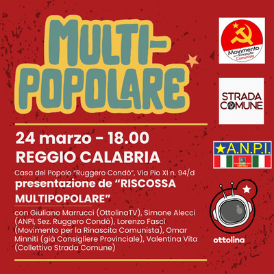 evento multipopolare reggio calabria 24 marzo 2025