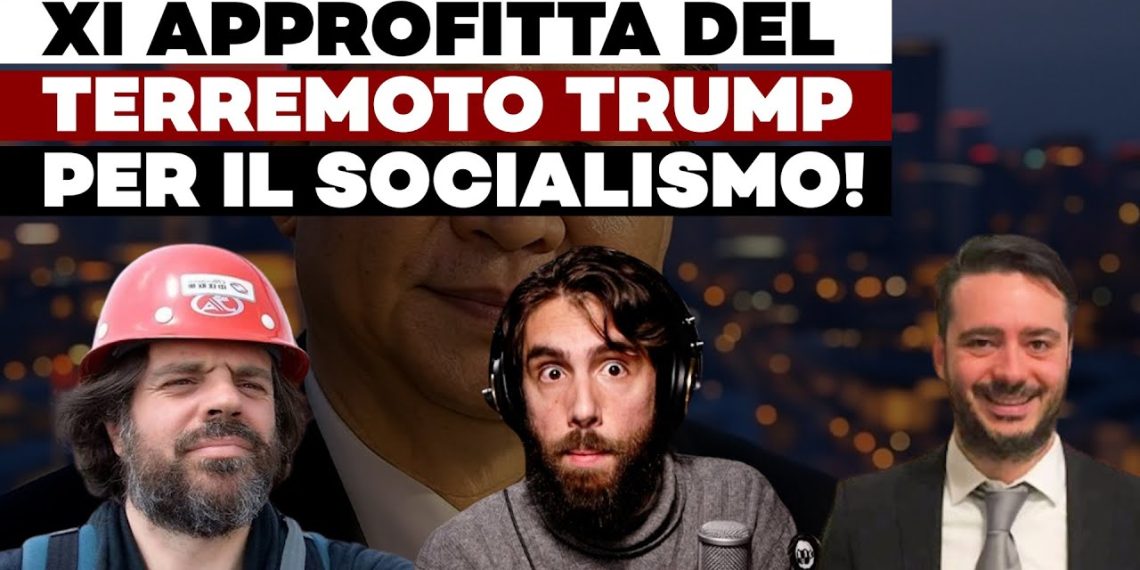 Xi Jinping con Giuliano Marrucci, Davide Martinotti e Francesco MAringiò in primo piano