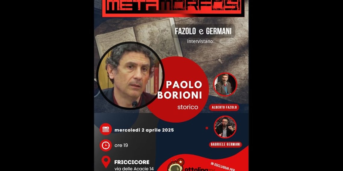 Copertina di Metamorfosi con Paolo Borioni