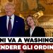 Donald Trump e Giorgia Meloni in posa per una foto istituzionale