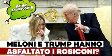 Giorgia Meloni e Donald Trump a colloquio