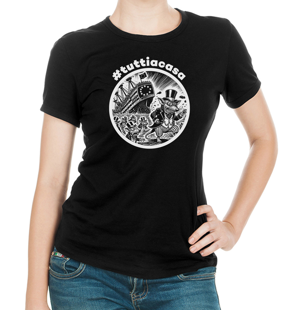 tshirt donna #tuttiacasa