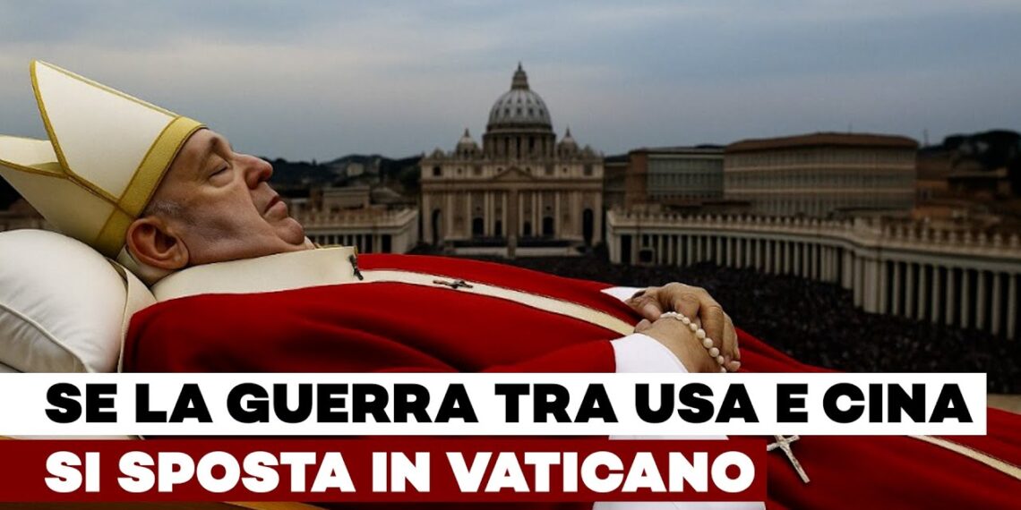 La salma di Papa Francesco con il Vaticano sullo sfondo