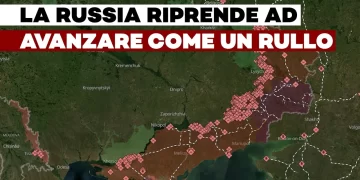Mappa del fronte russo-ucraino