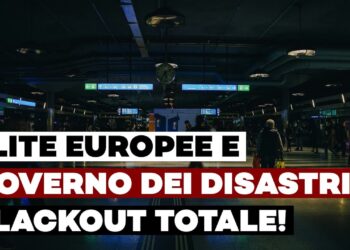 Stazione ferroviaria spagnola al buio