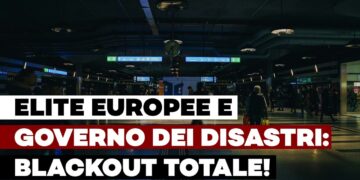Stazione ferroviaria spagnola al buio