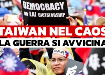 Taiwanesi in protesta