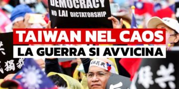 Taiwanesi in protesta