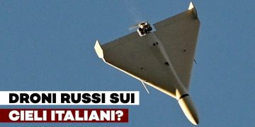 Un drone nel cielo