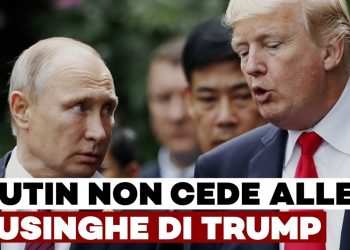 Vladimir Putin e Donald Trump parlano