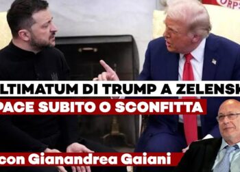 Volodymir Zelensky e Donald Trump discutono in conferenza stampa