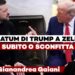 Volodymir Zelensky e Donald Trump discutono in conferenza stampa