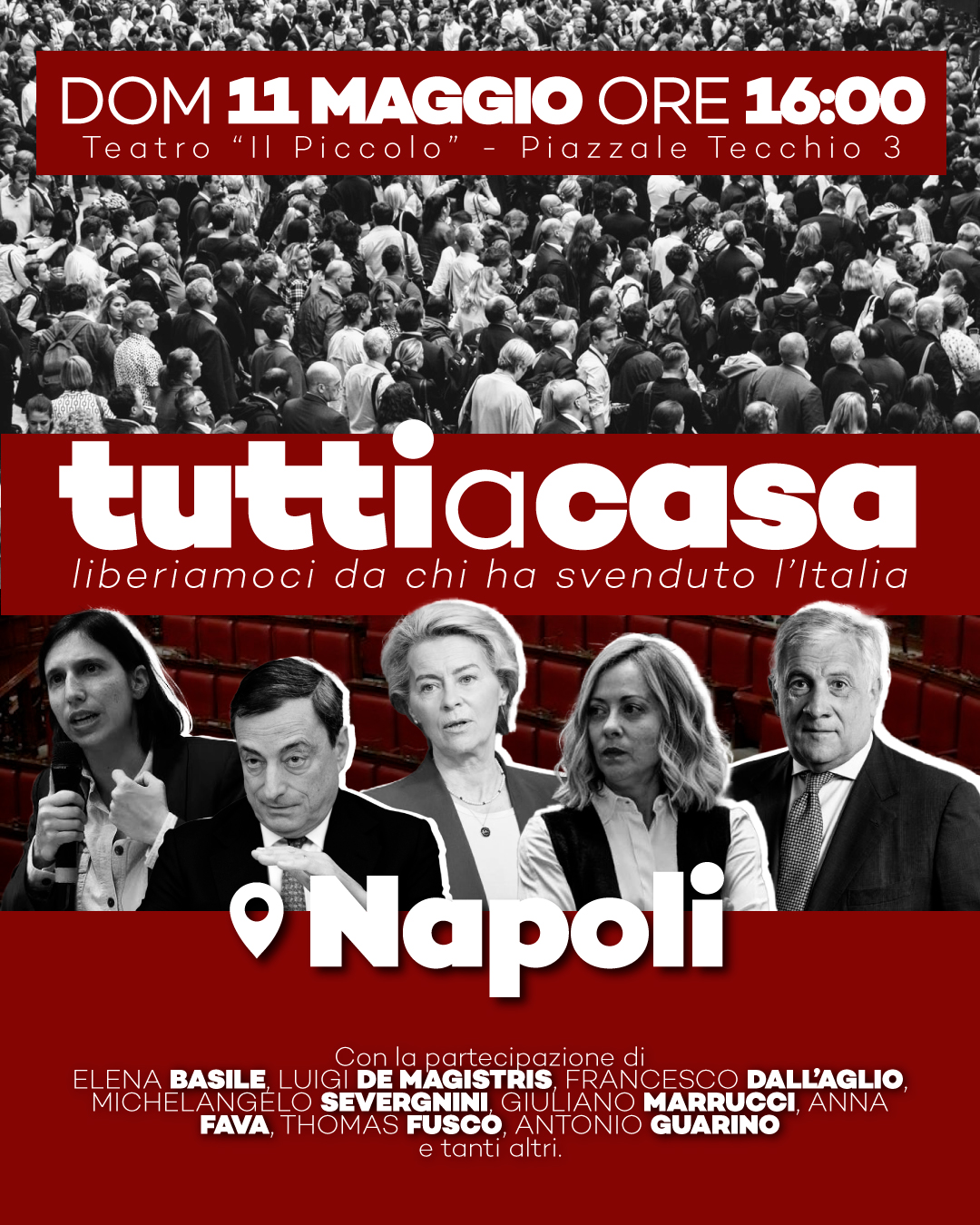 Tuttiacasa Napoli: Teatro il Piccolo, 11 maggio 2025