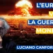 Esplosione nucleare su una città. Luciano Canfora in primo piano