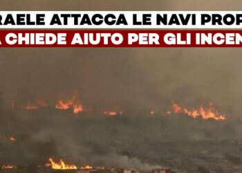 Incendio in Israele
