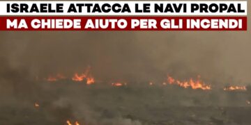 Incendio in Israele