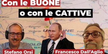 Mappa russa con Vladimir Putin. Stefano Orsi e Francesco dall'Aglio in primo piano