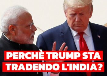 Modi e Trump in un colloquio informale