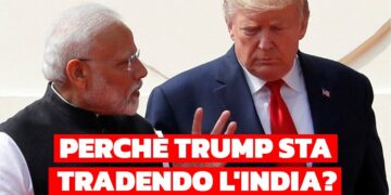 Modi e Trump in un colloquio informale