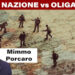 Soldatini su una mappa con Mimmo Porcaro in primo piano