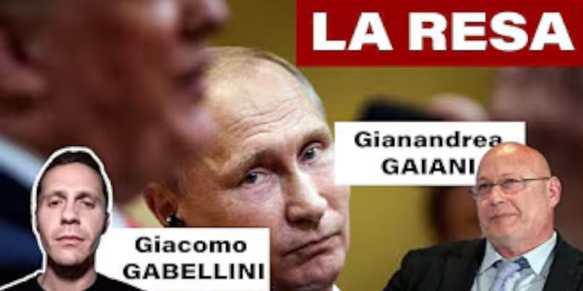 Vladimir Putin e Donald Trump con Giacomo Gabellini e Gianandrea Gaiani in primo piano