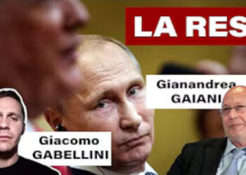 Vladimir Putin e Donald Trump con Giacomo Gabellini e Gianandrea Gaiani in primo piano