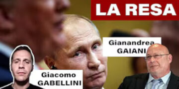 Vladimir Putin e Donald Trump con Giacomo Gabellini e Gianandrea Gaiani in primo piano
